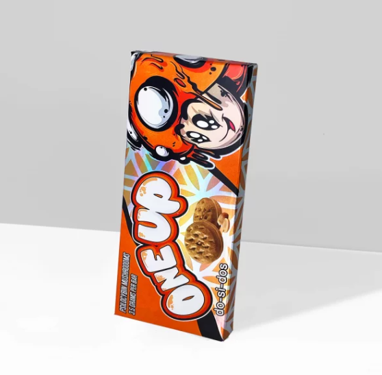 one up chocolate bar packaging